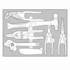 Teng Tools Juego de herramientas generales BP FOAM3 7 piezas — TEFMBP7