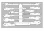 Juego de destornilladores aislados Teng Tools FOAM3 de 12 piezas — TEFMDV12
