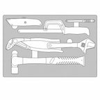Juego de herramientas general Teng Tools BP FOAM3 6 piezas — TEFX06