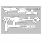 Teng Tools Juego de herramientas generales E FOAM3 6 piezas — TEFX06E