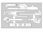 Juego de herramientas de fontanería Teng Tools FOAM3 7 piezas — TEFX07