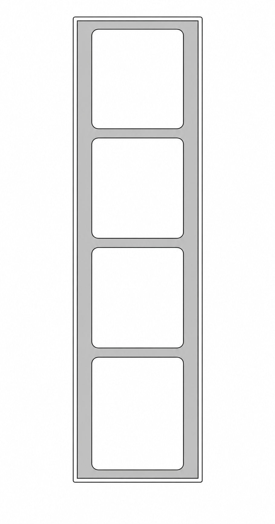 Storage Tray FOAMX4 4 Compartments