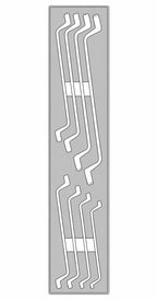 Juego de llaves de doble anillo Teng Tools FOAMX4 de 8 piezas — TEX6308