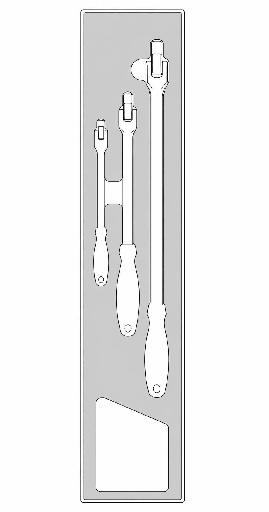 Flex Handle Set FOAMX4 3 Pieces