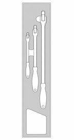 Teng Tools Juego de mangos flexibles FOAMX4 3 piezas — TEXBR03