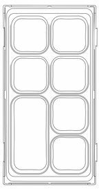 Bandeja de Almacenamiento Teng Tools TT1 7 Compartimentos — TT01