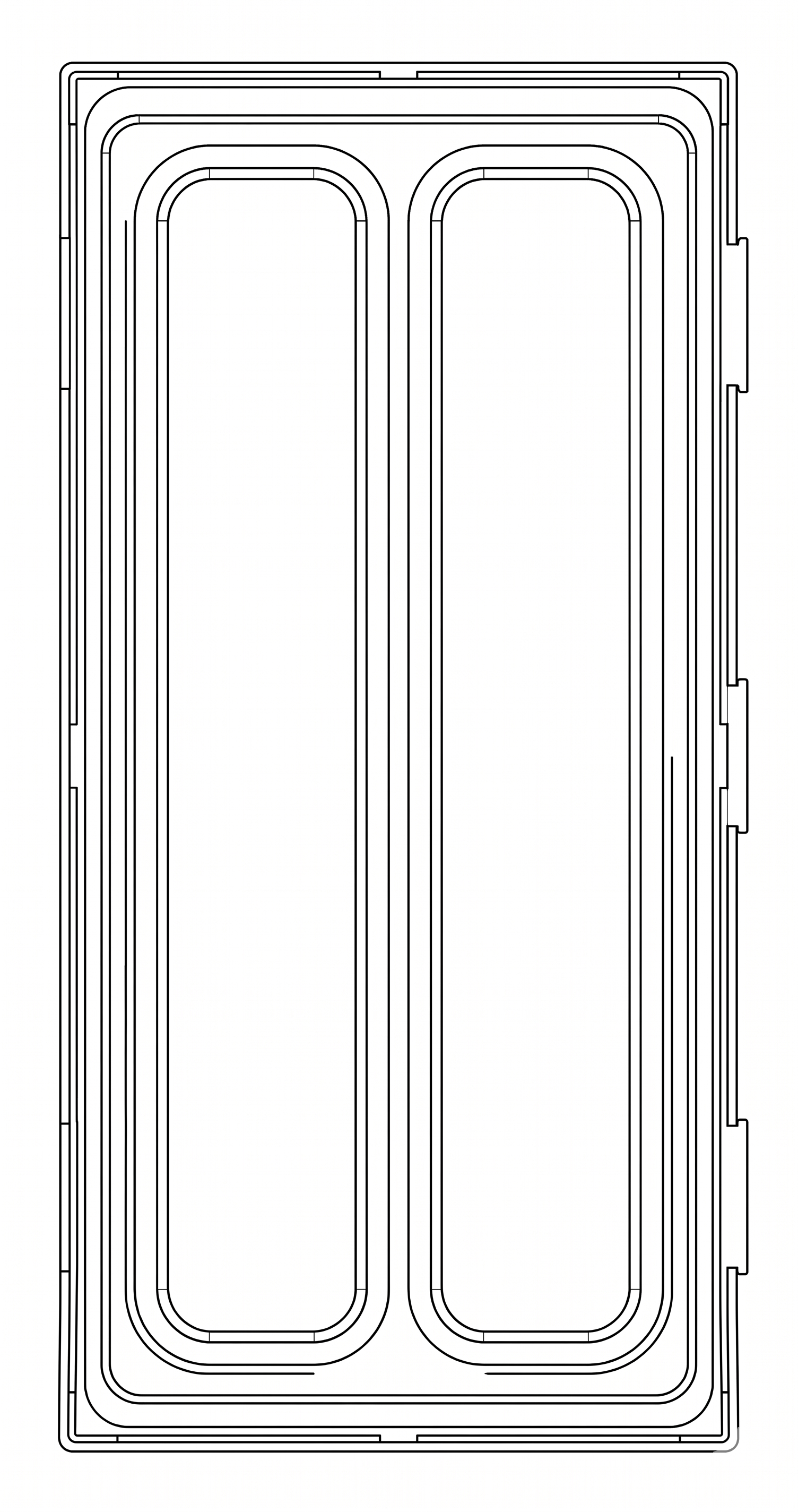 Storage Tray TT1 2 Compartments