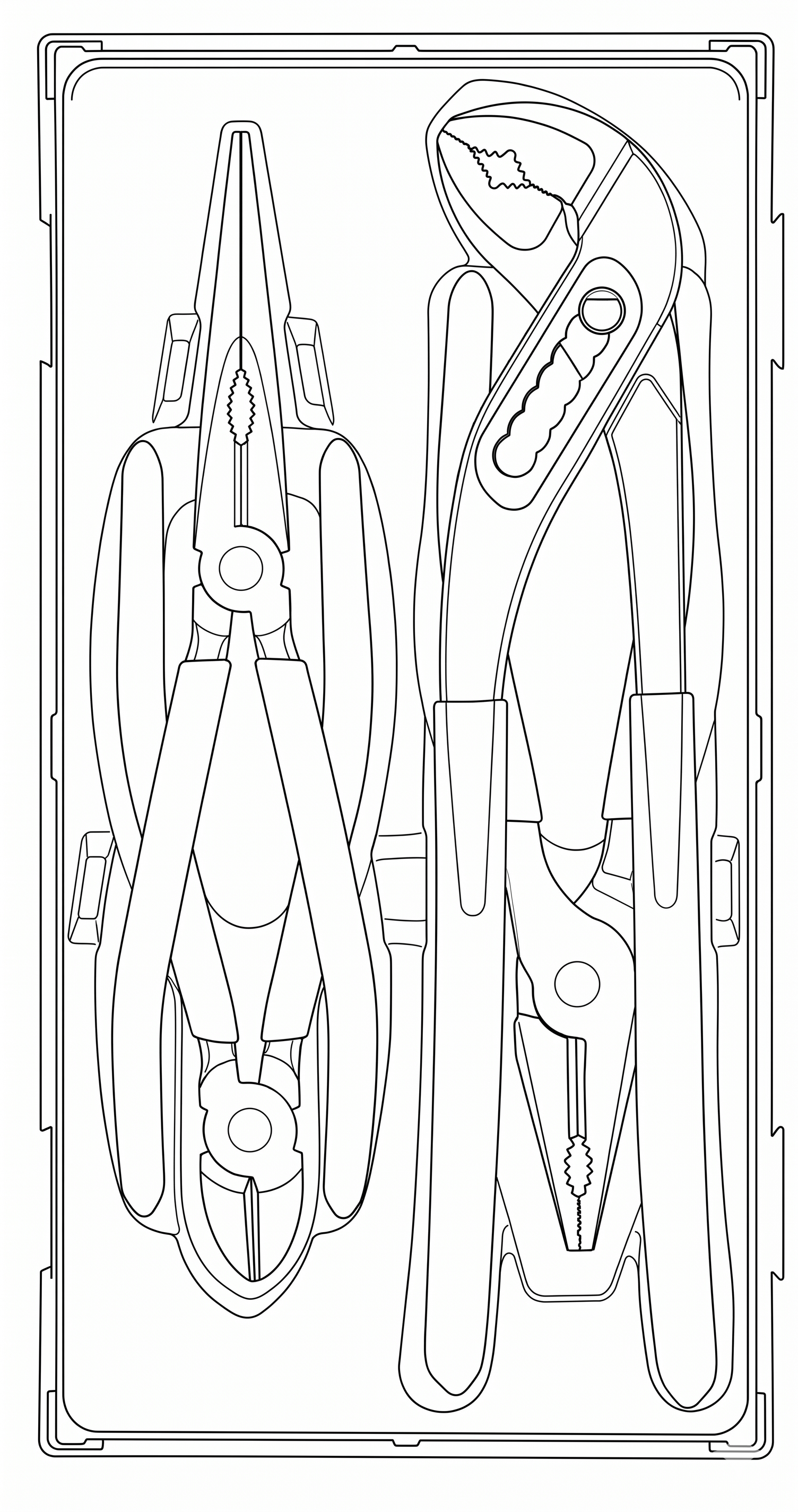 Plier Set Vinyl Grip TT1 4 Pieces