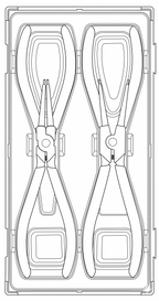 Teng Tools Circlip Plier Set 19-60mm TT1 4 Pieces — TT474-7 (view 2)