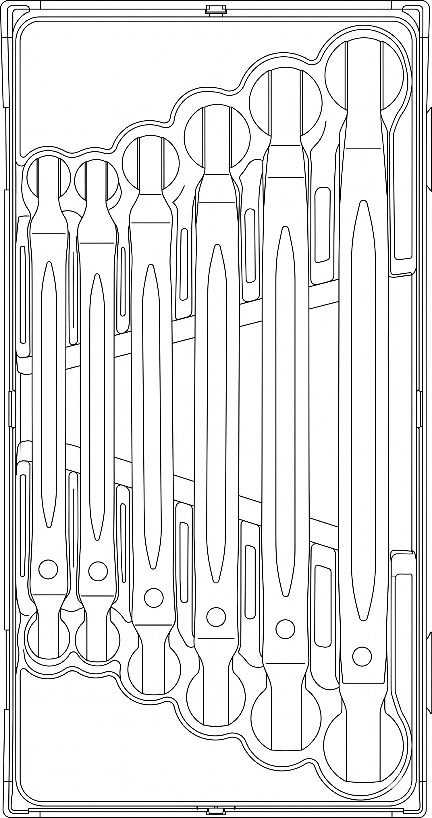 Double Flex Wrench Set TT1 6 Pieces