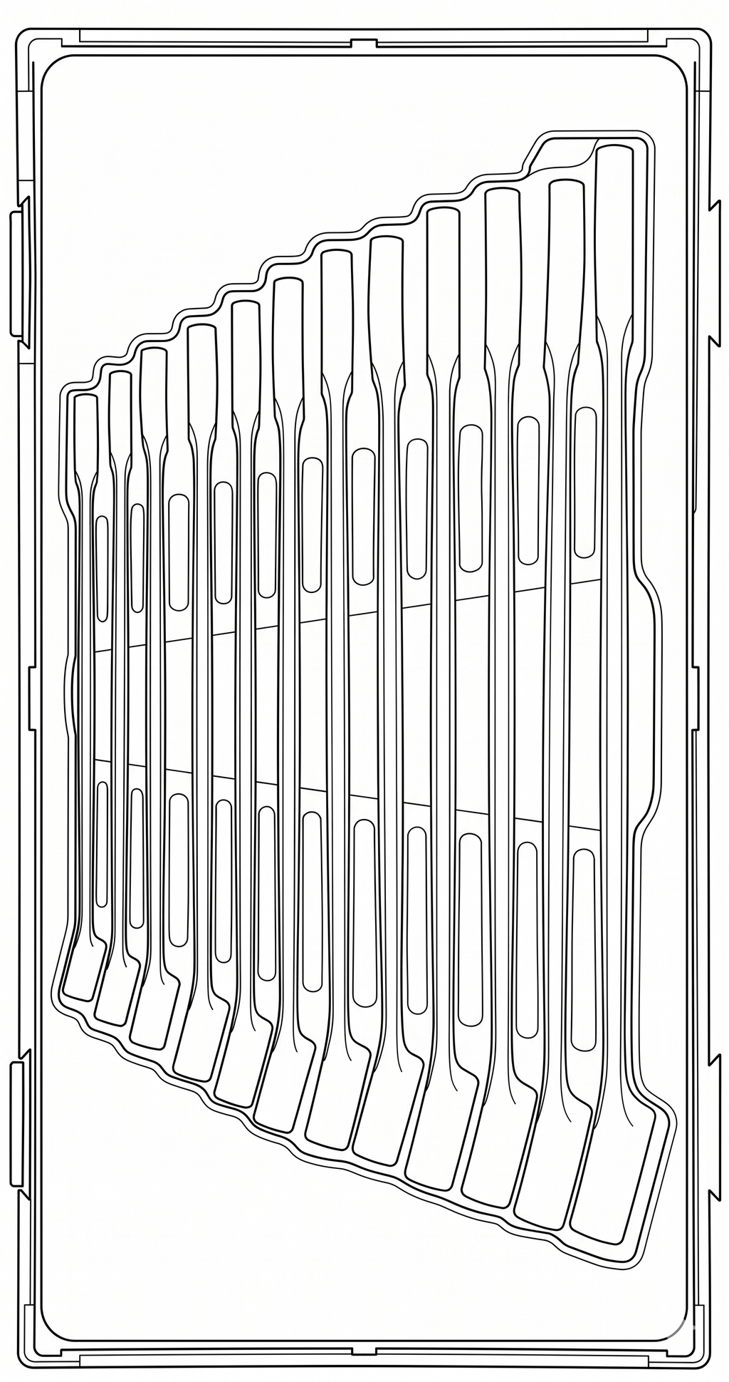 Combination Spanner Set Anti Slip TT1 12 Pieces
