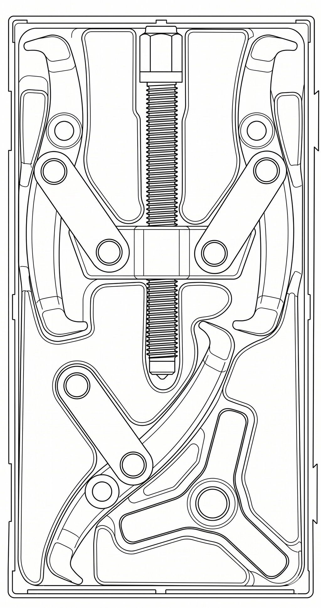 Puller Set TT1 4 Pieces