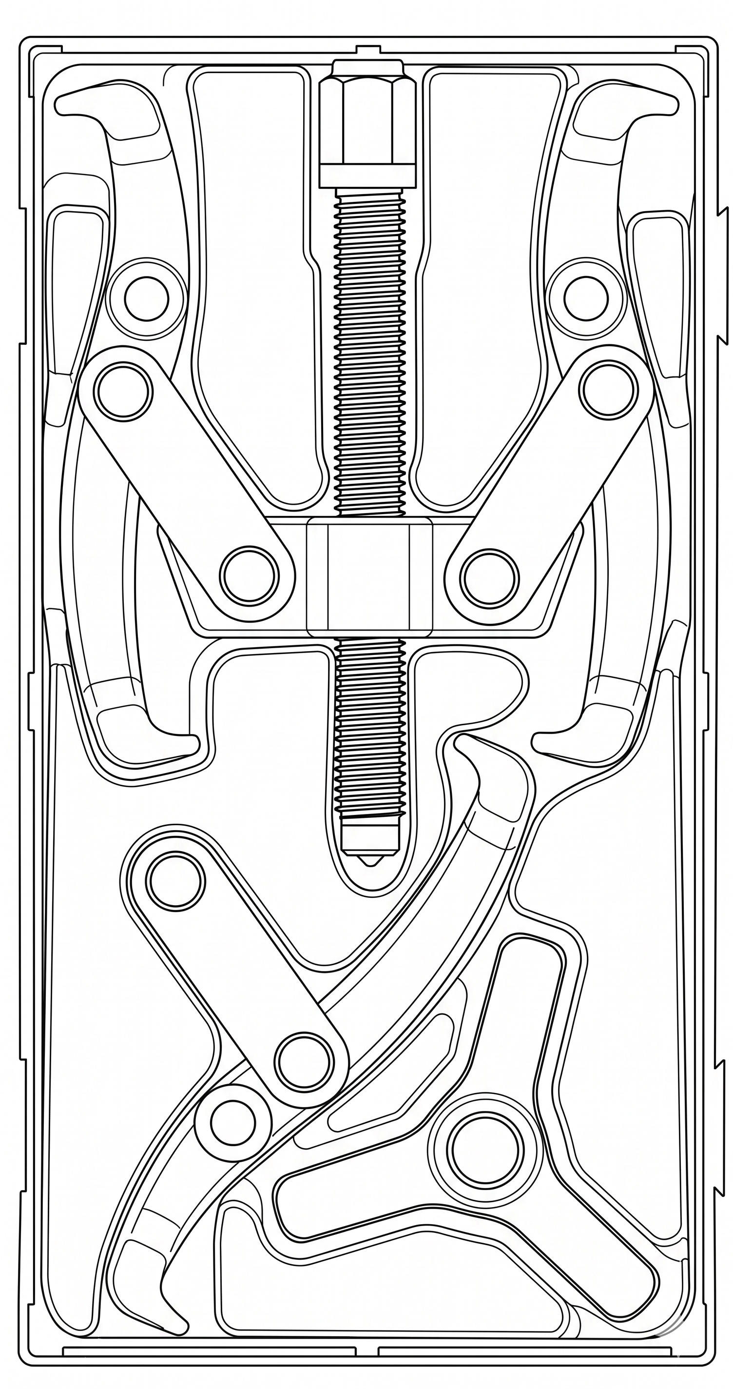 Puller Set TT1 4 Pieces