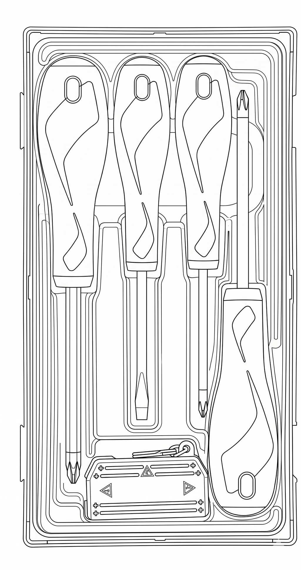 Screwdriver Set with Magnetic Charger TT1 5 pieces