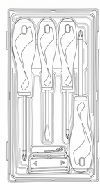 Juego de destornilladores Teng Tools con cargador magnético TT1, 5 piezas — TT905N