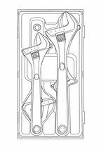 Teng Tools Juego de llaves ajustables TT1 de 4 piezas — TTADJ04