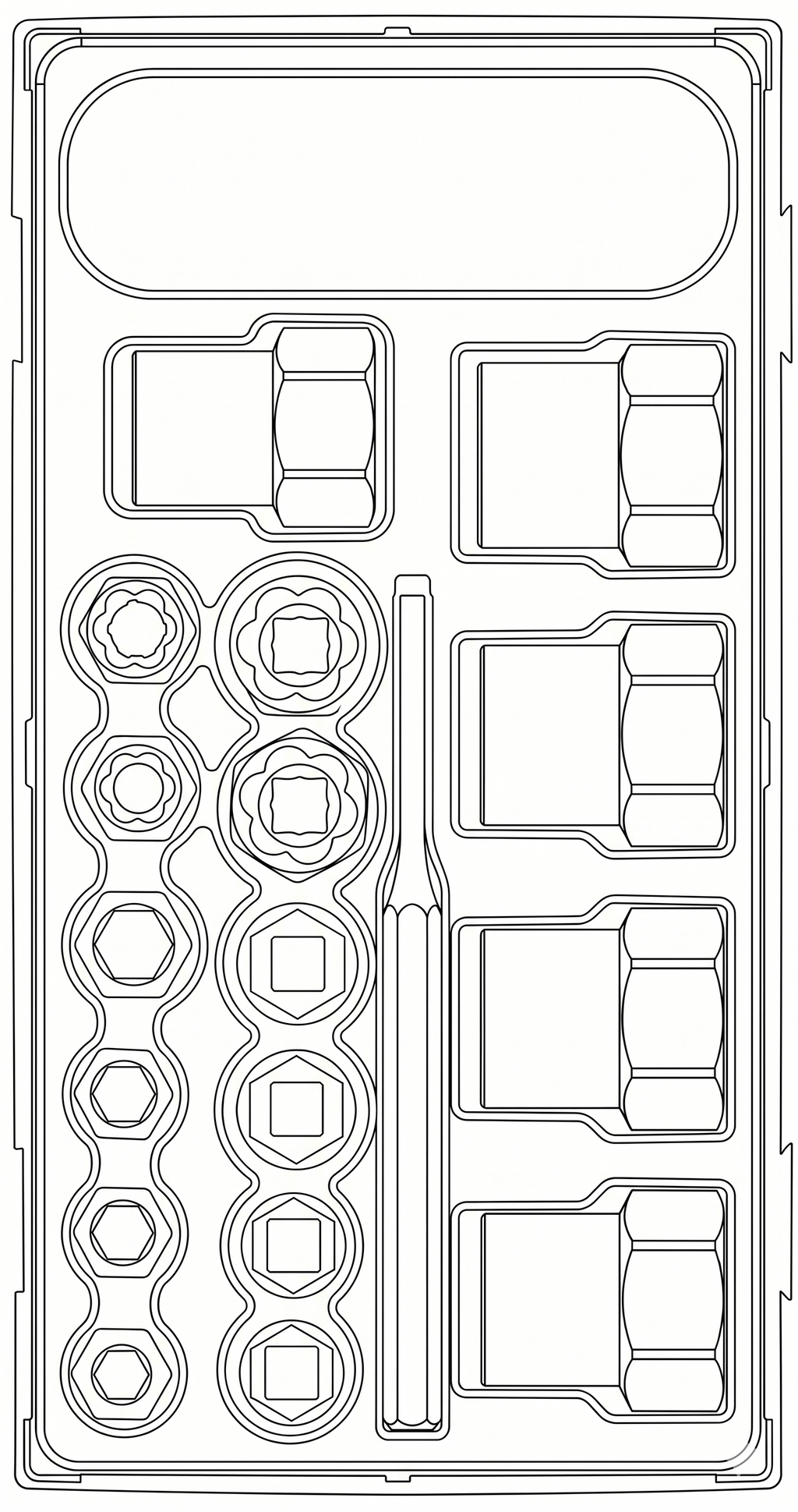 Stud Extractor Set TT1 18 Pieces