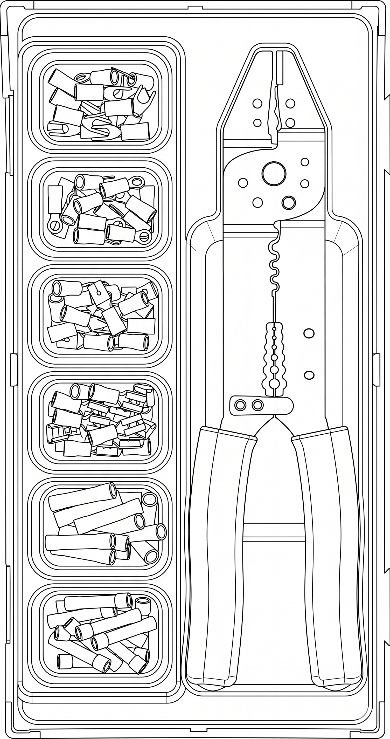 Crimping Plier Set TT1 121 Pieces