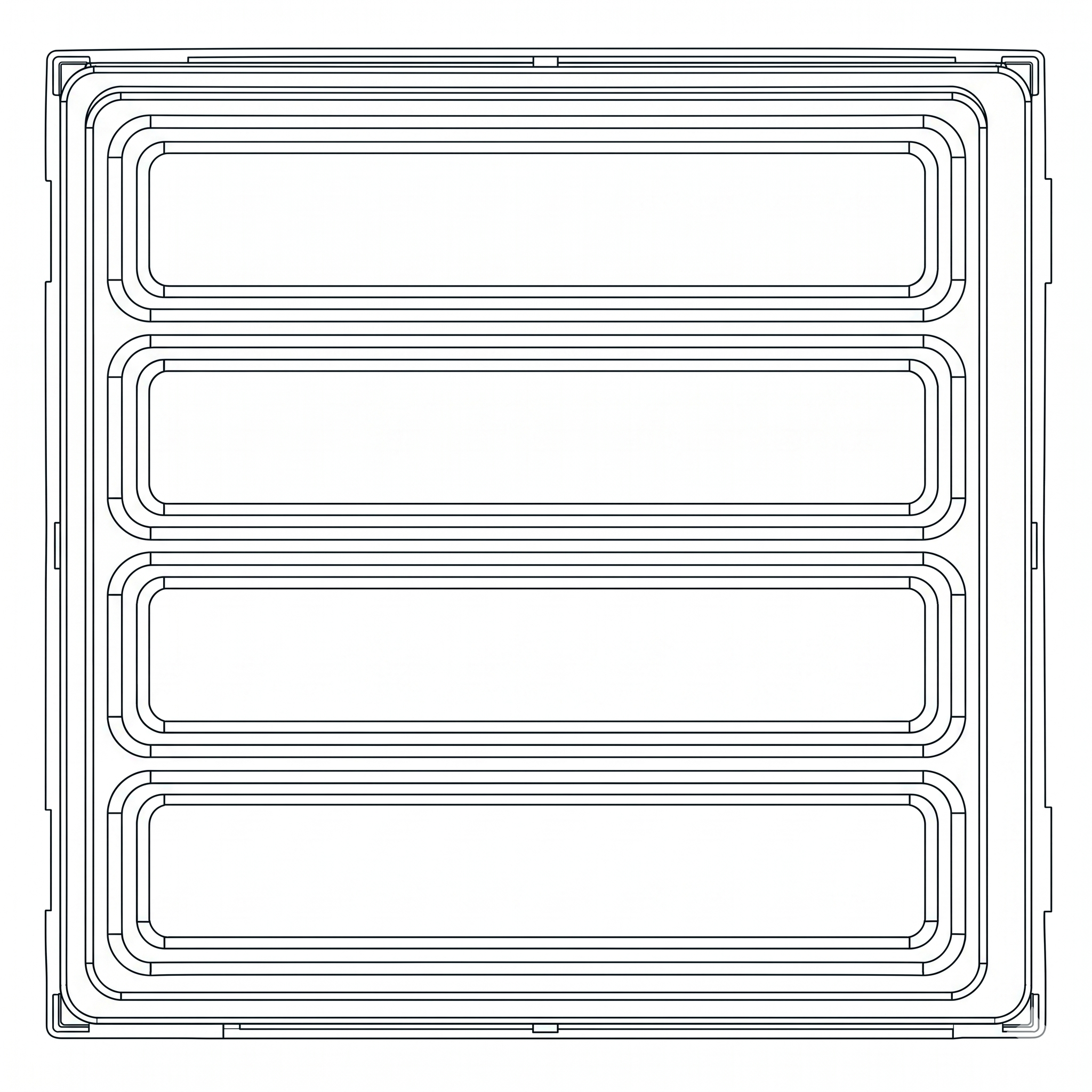 Storage Tray TT2 4 Compartments