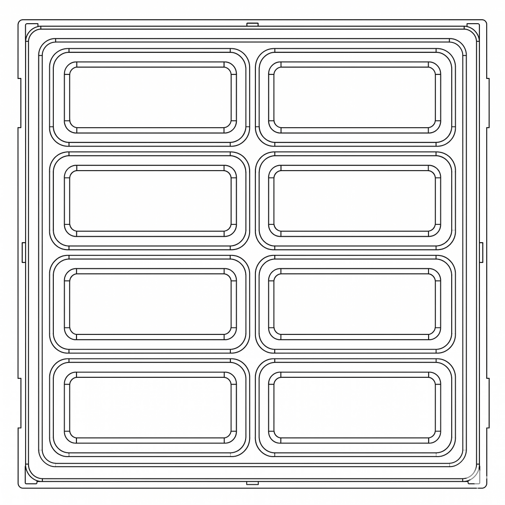 Storage Tray TT2 8 Compartments