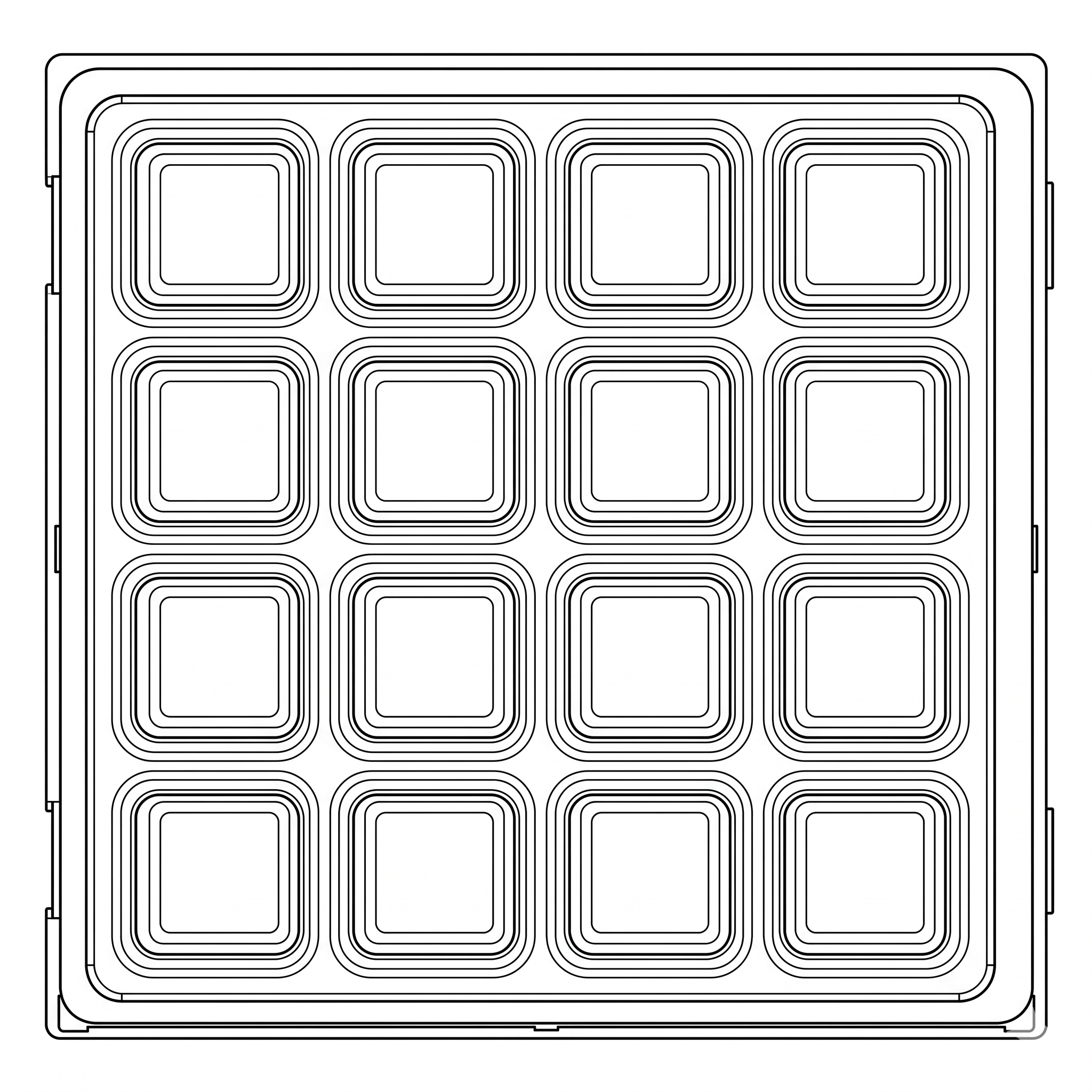 Storage Tray TT2 16 Compartments