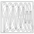 Juego de destornilladores Teng Tools TX TT2, 12 piezas — TTD912TXN