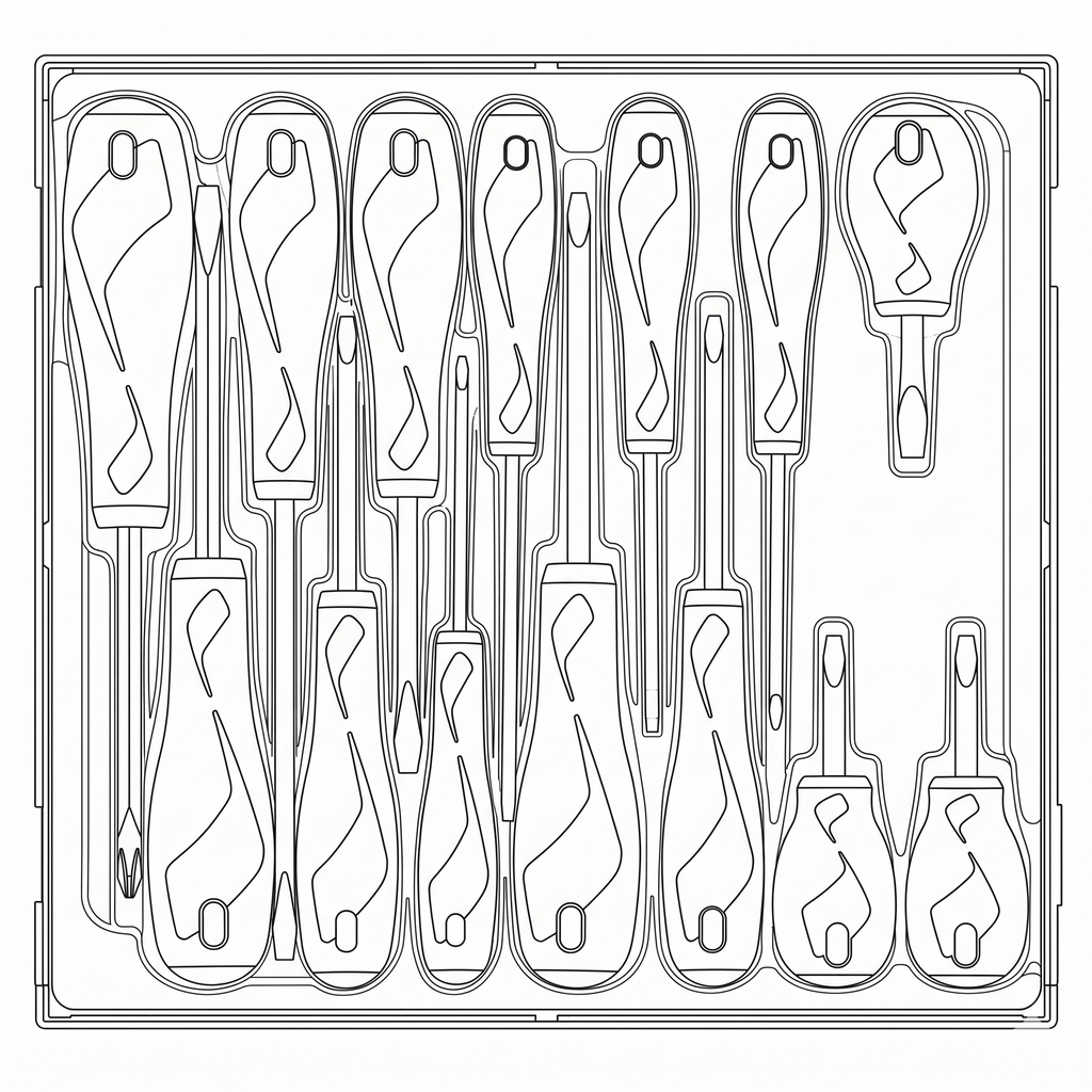 Screwdriver Set Mixed TT2 14 Pieces