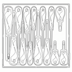 Teng Tools Juego de destornilladores mixtos TT2 de 14 piezas — TTD914N