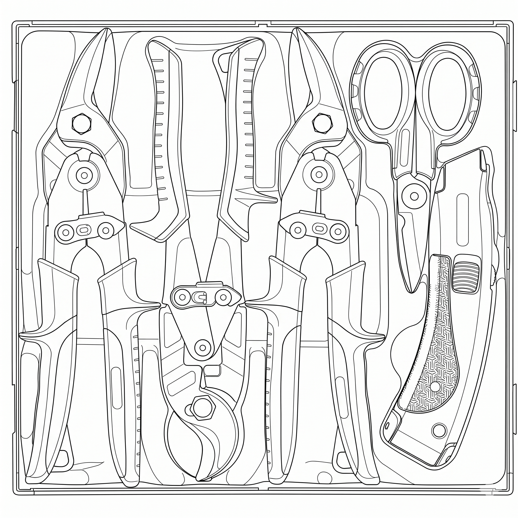 Cutting Tool Set, 5 Pieces (TT2)