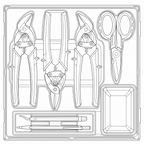 Juego de herramientas de corte industrial Teng Tools, 6 piezas (TT2) — TTDCT06