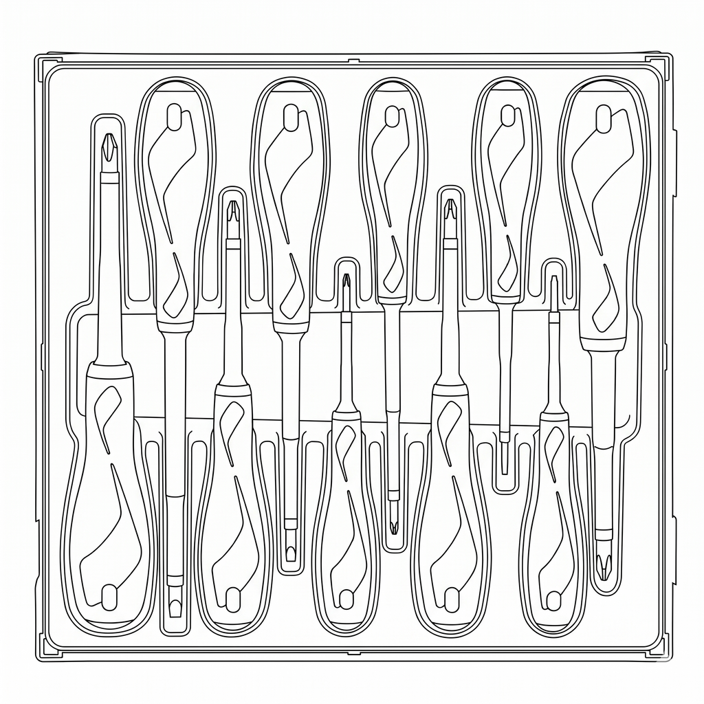 Insulated Screwdriver Set Mixed TT2 10 Pieces