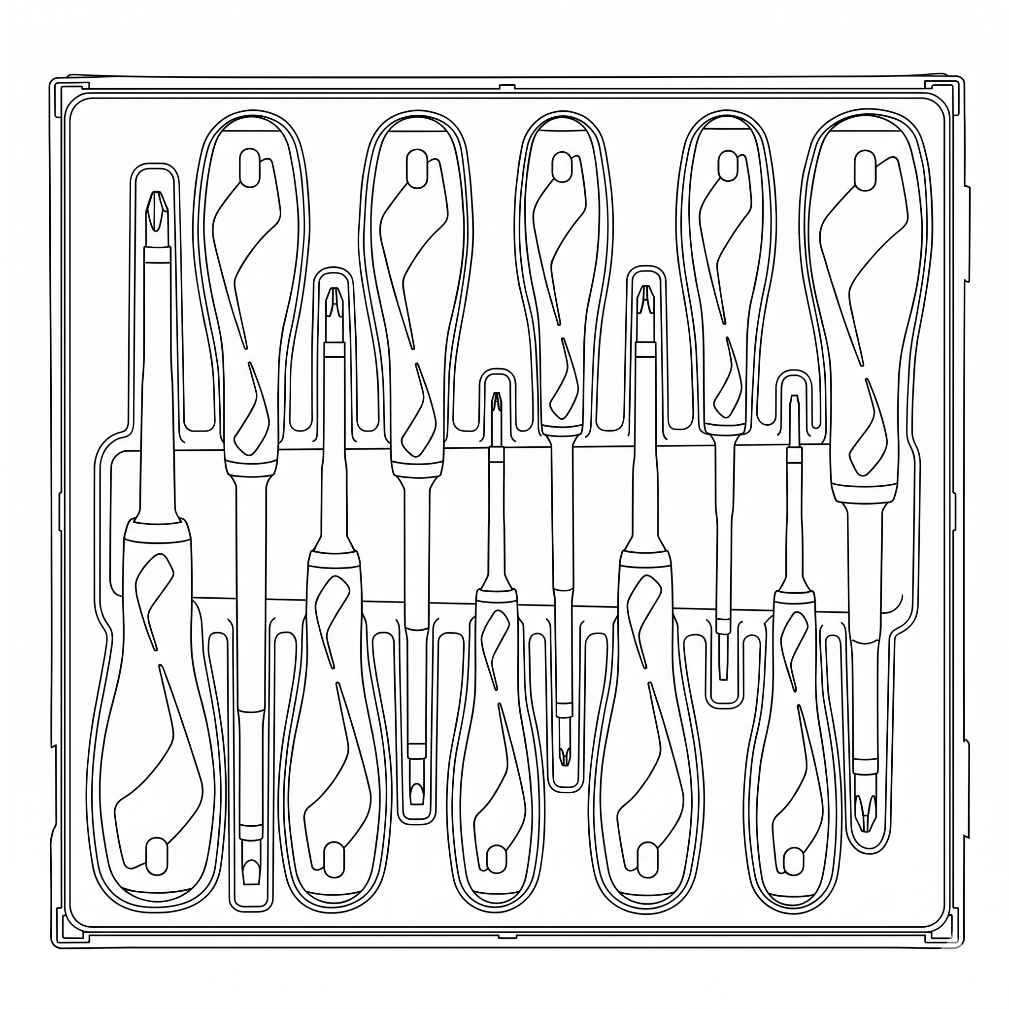 Insulated Screwdriver Set Mixed TT2 10 Pieces
