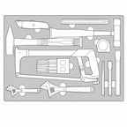 Juego de herramientas general Teng Tools FOAM4X4 de 17 piezas — TTEPS12