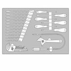Teng Tools Juego de herramientas general FOAM4X4 28 piezas — TTESP28