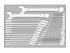 Juego de llaves combinadas Teng Tools FOAM4X4 de 31 piezas — TTESP31