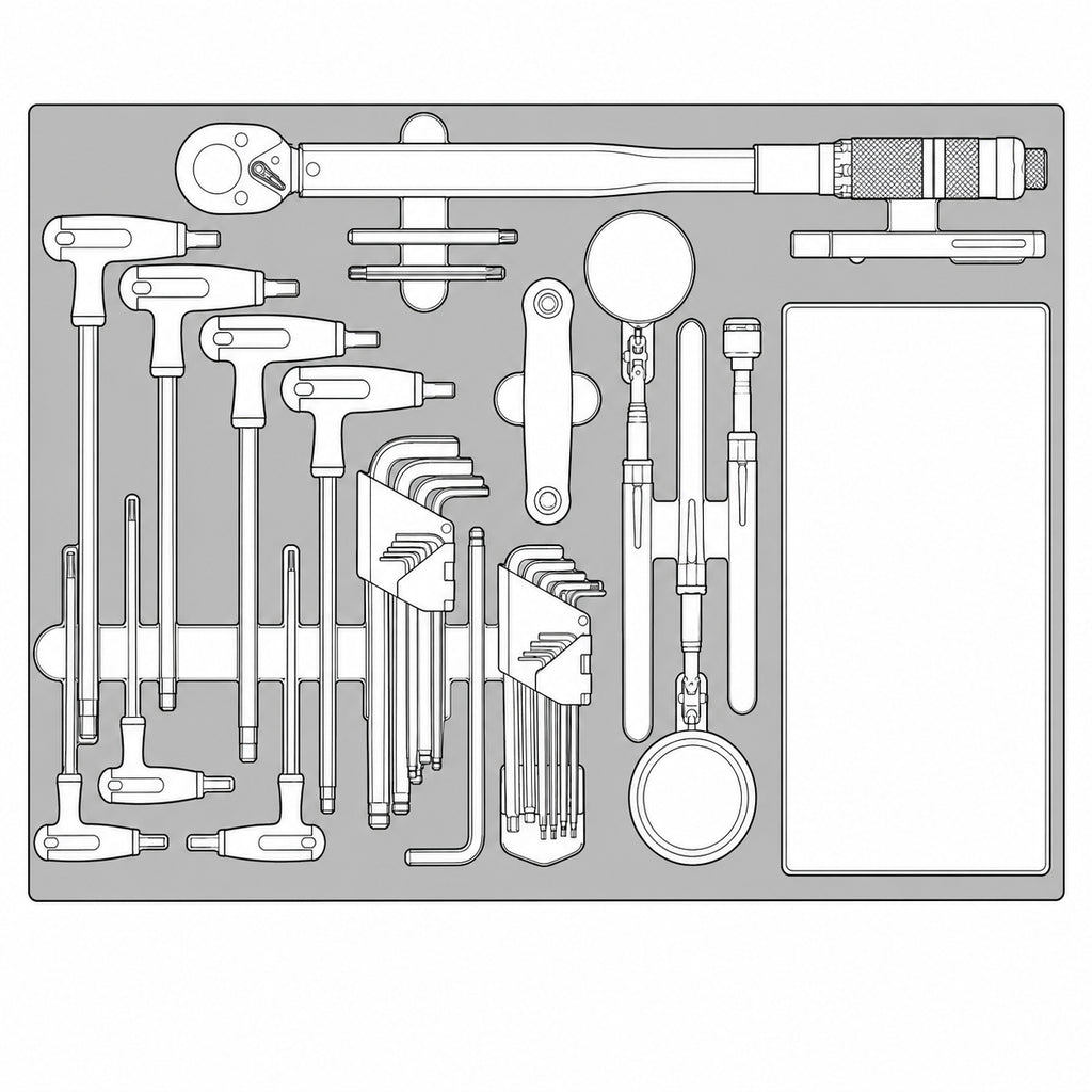 General Tool Set FOAM4X4 37 Pieces