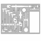 Juego de herramientas general Teng Tools FOAM4X4 37 piezas — TTEX17
