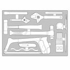 Teng Tools Juego de herramientas generales FOAM4X4 18 piezas — TTEX18