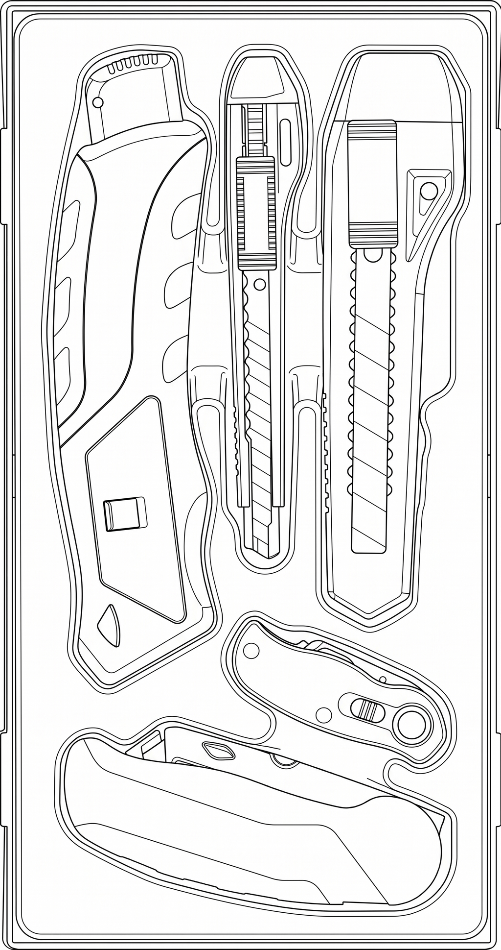Knife Set, 40 Pieces (TT1)