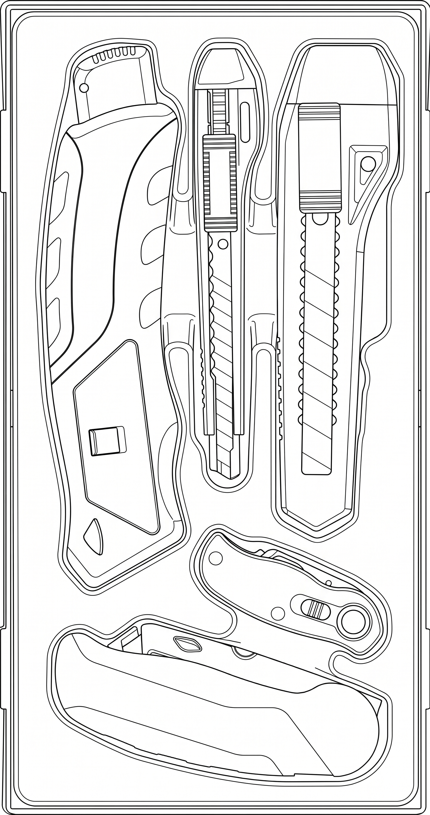 Knife Set, 40 Pieces (TT1)