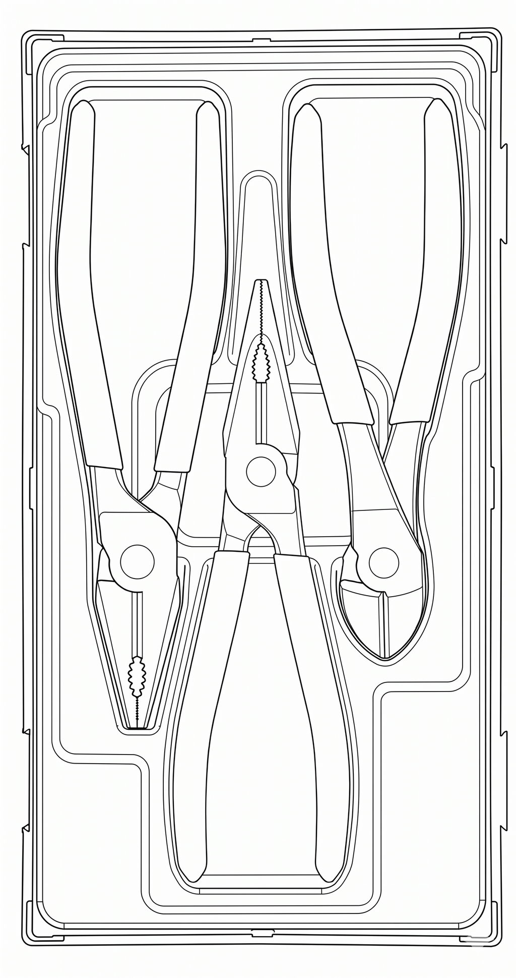 Vinyl Grip Plier Set TT1 3 Pieces