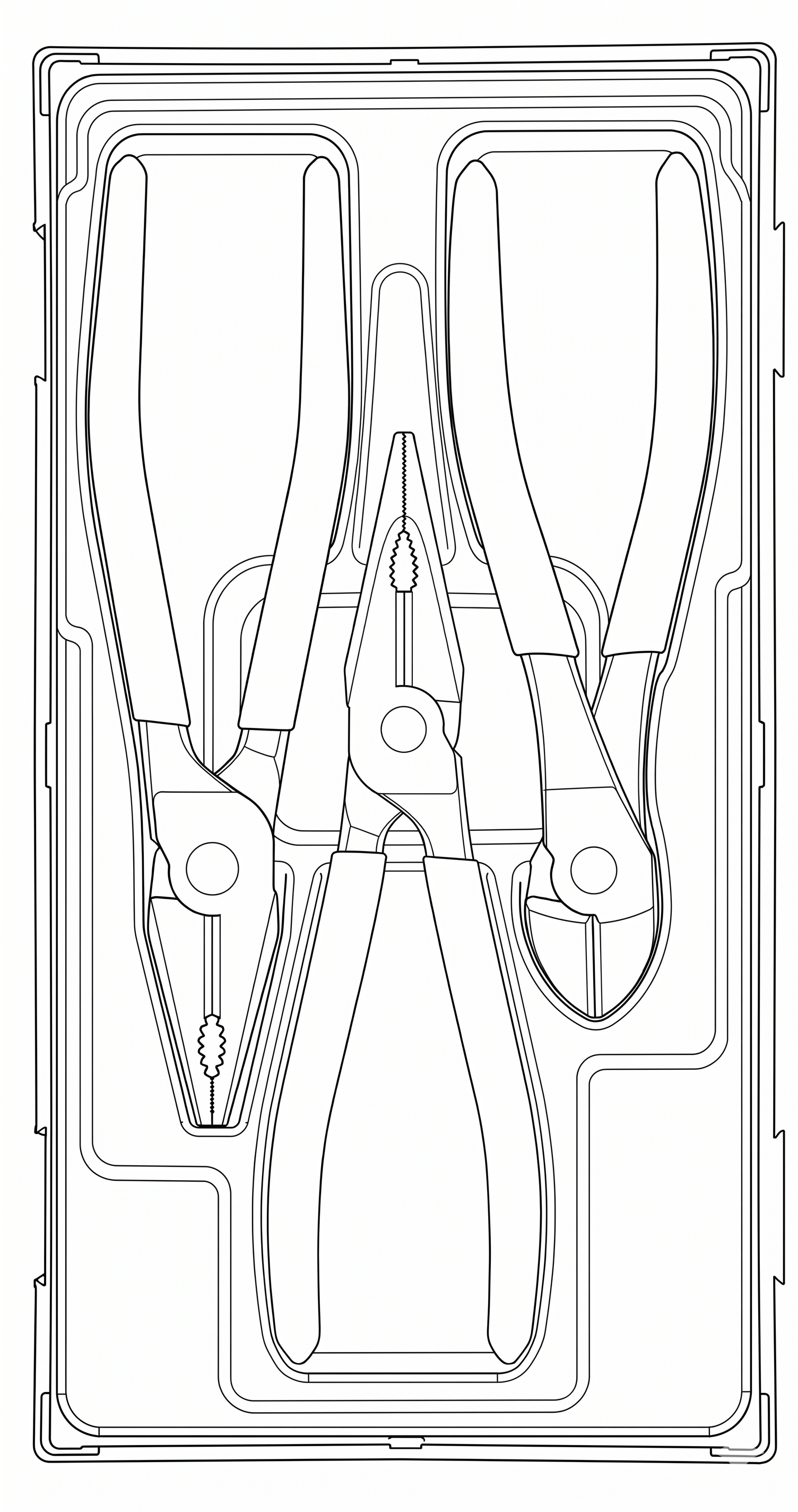Vinyl Grip Plier Set TT1 3 Pieces