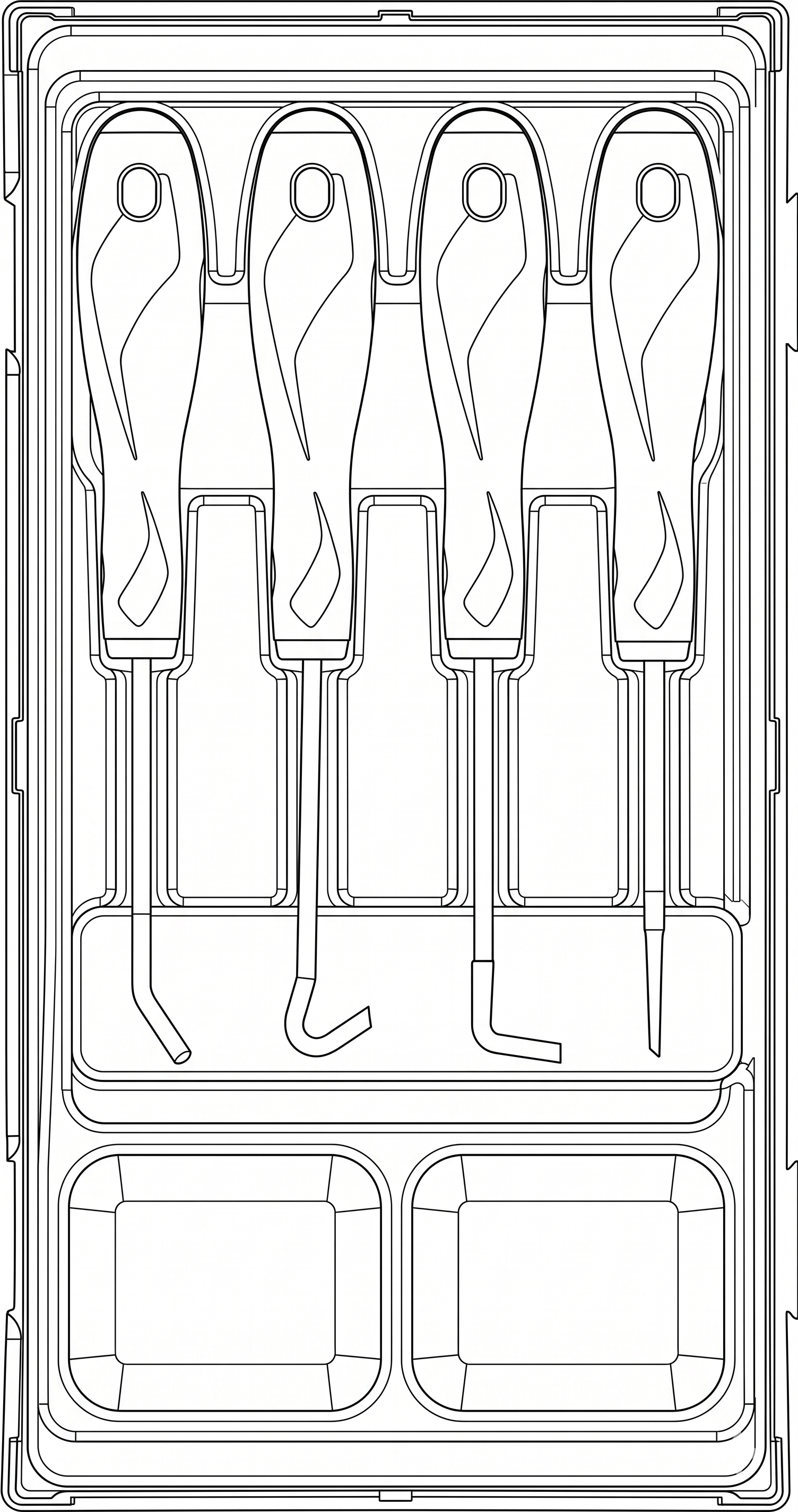 Hook & Pick Set 4 Pieces