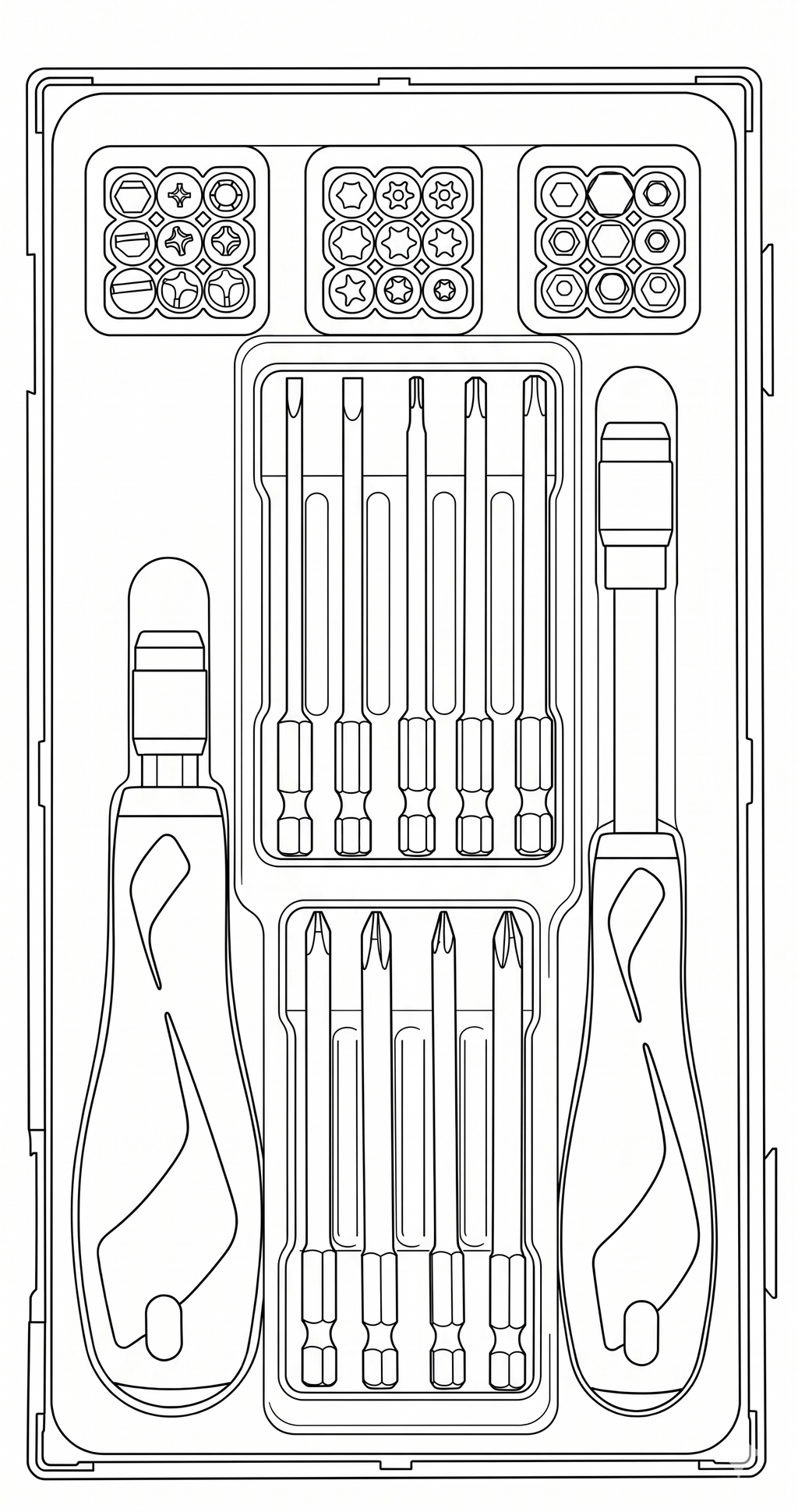Bits Driver Set TT1 38 Pieces