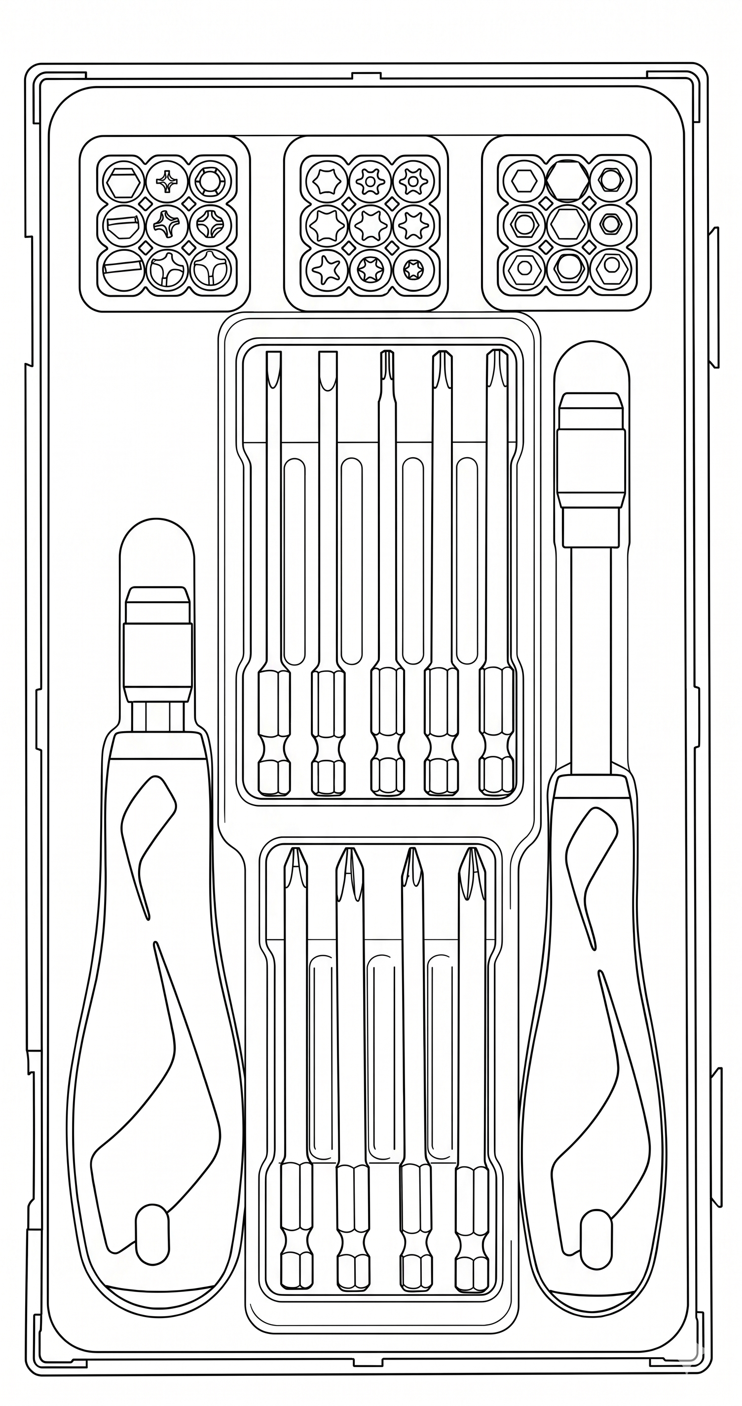 Bits Driver Set TT1 38 Pieces