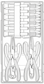 Juego de minialicates y destornilladores Teng Tools TT1 de 16 piezas — TTMI16