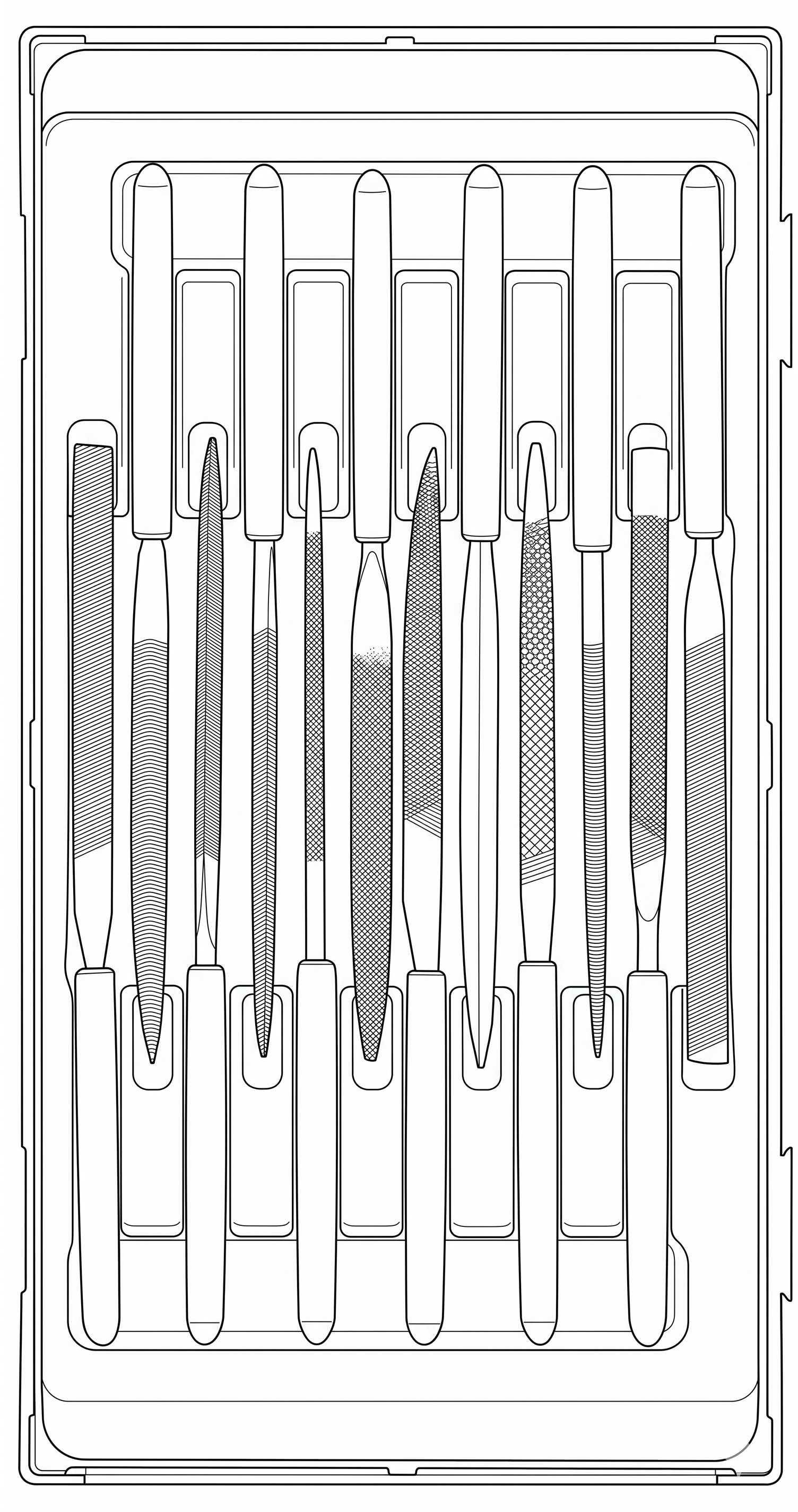 Needle File Set, 12 Pieces (TT1)