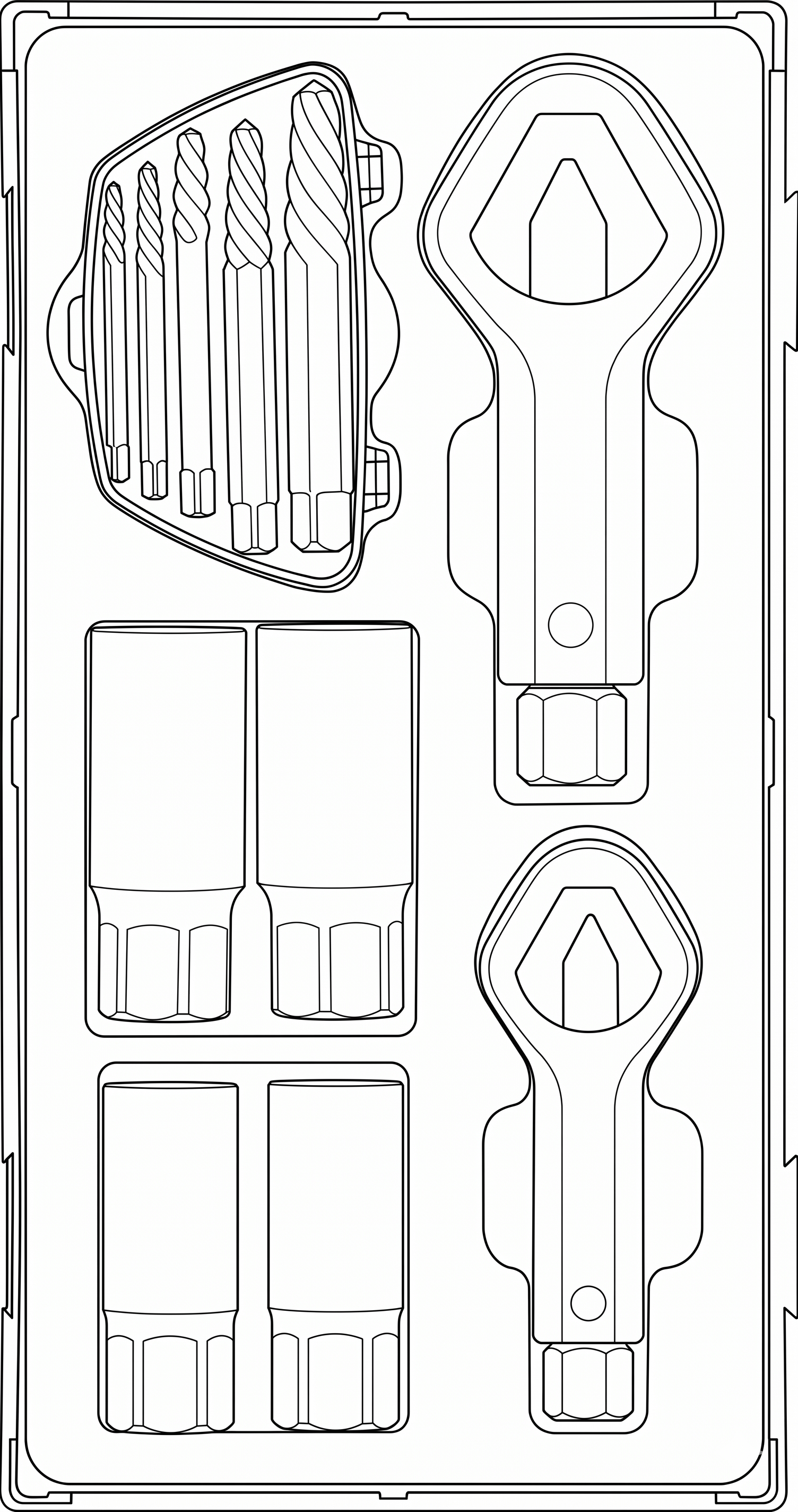 Extractor & Nut Splitter Set TT1 11 Pieces