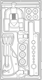Juego de abocardador Teng Tools, 10 piezas (TT1) — TTTF10