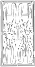 Juego de alicates aislados Teng Tools TT1 de 4 piezas — TTV440